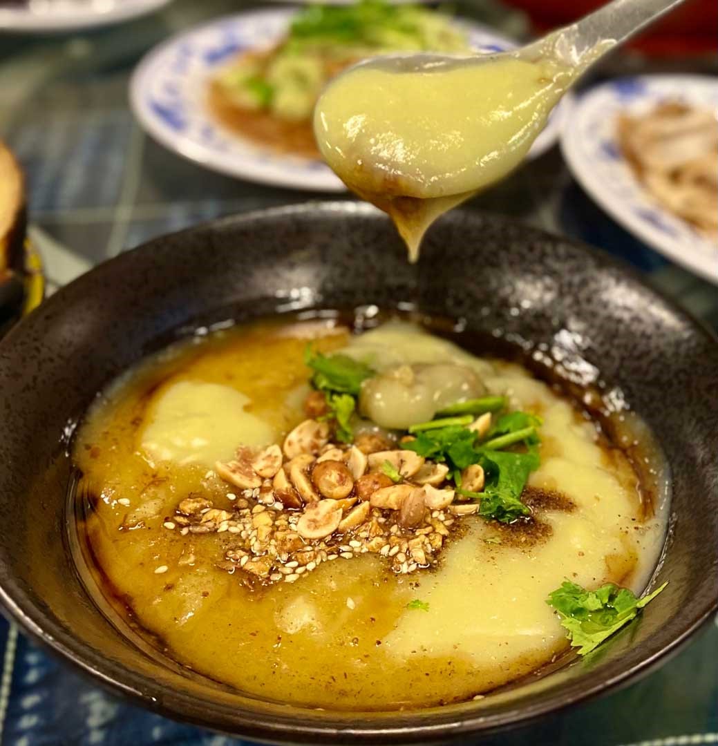 稀豆粉是雲南夏季消暑佳品，有清暑熱的功效。