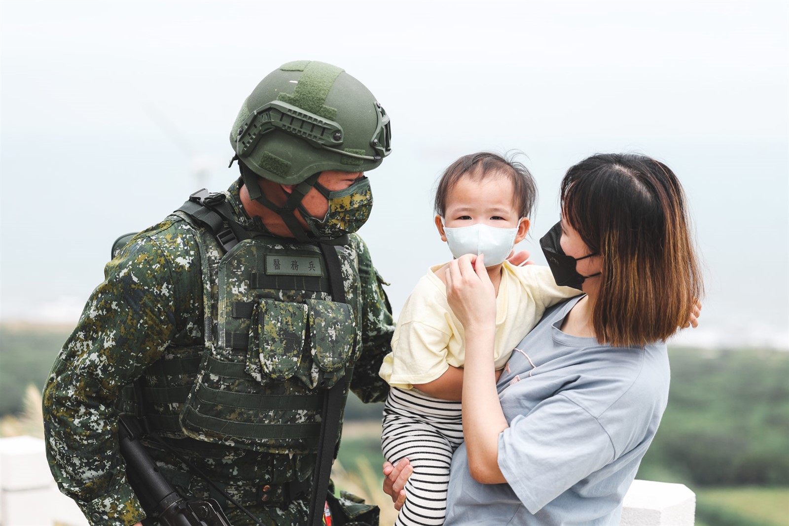 有家人的支持，守護家園無所畏懼。