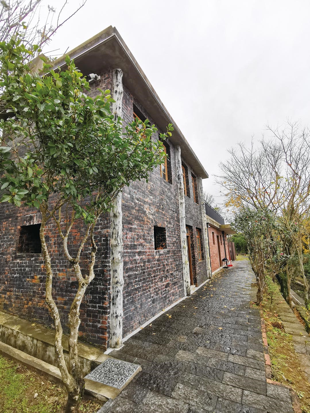 坐落陽明山半山腰的「閻錫山故居」，保留原有建物樣貌。