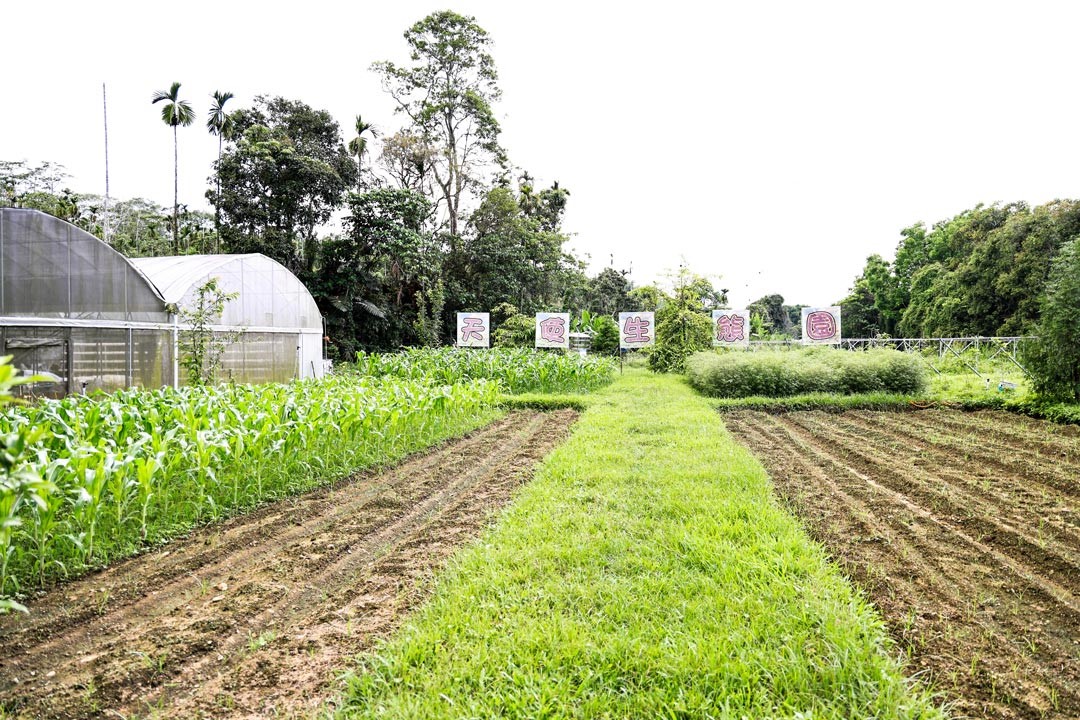 熱心的劉晃賓為社團法人南投縣麻煩小天使協會，提供天使生態園。