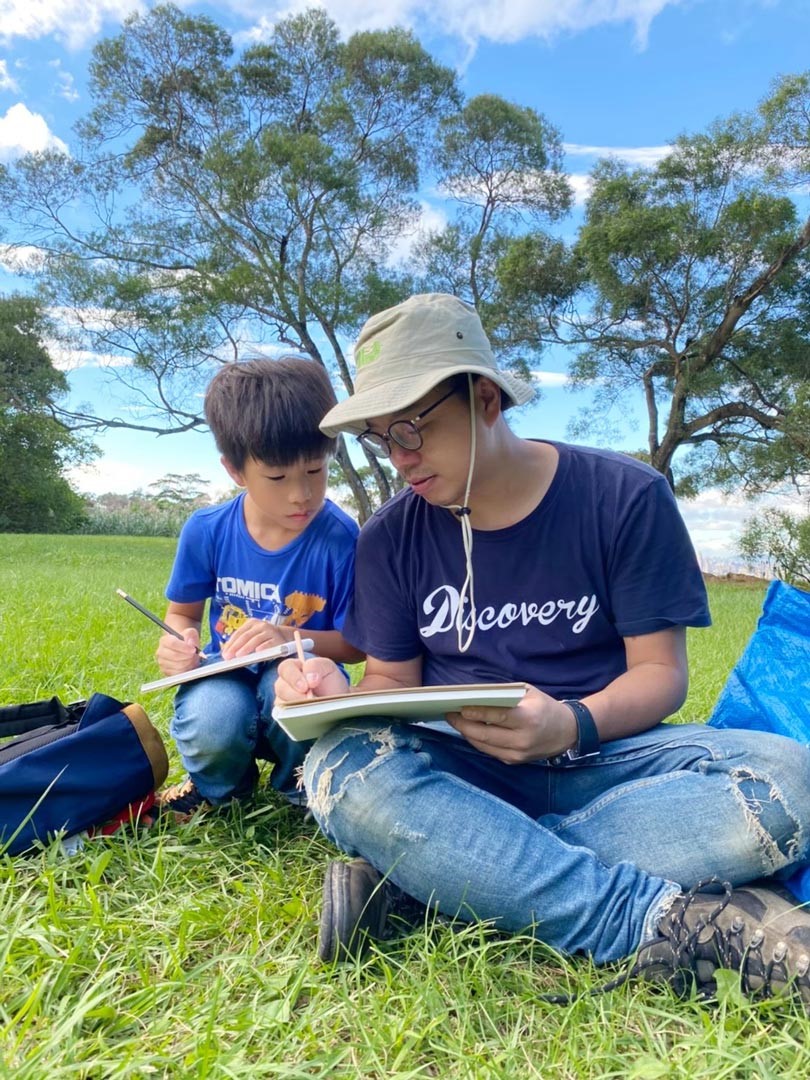 觀察與記錄也是親近自然的一個好方式。