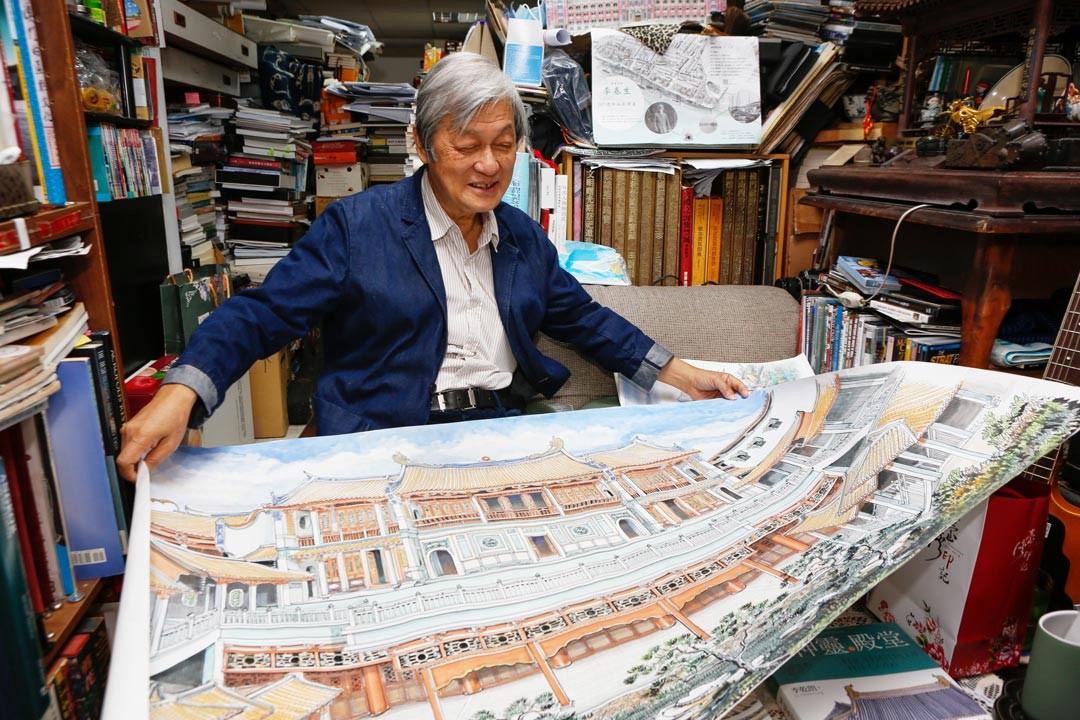 李乾朗以鉅細靡遺的細節呈現傳統建築之美。