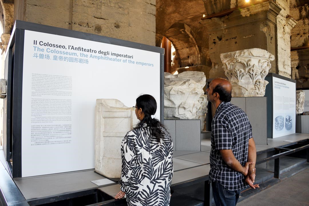 羅馬競技場博物館陳列大量的競技場遺跡。