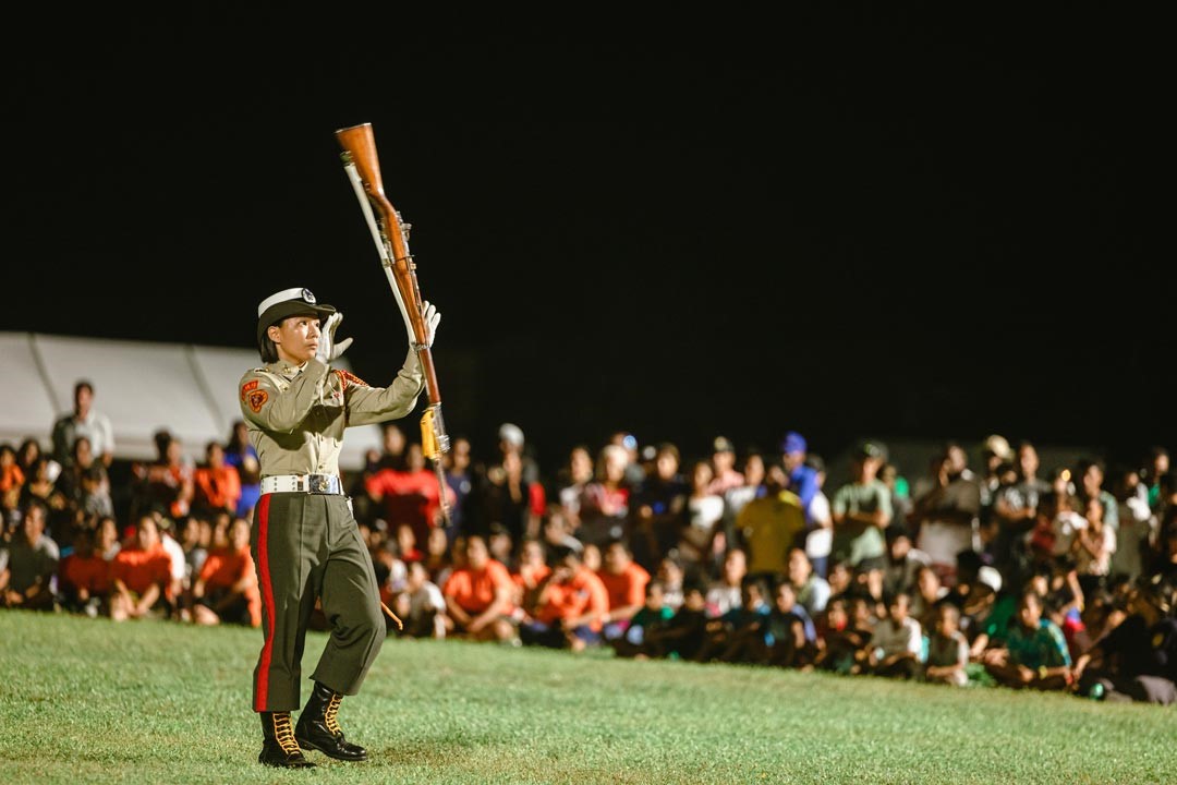 陸戰儀隊首次加入女性隊員，精湛表現令人讚賞不已。