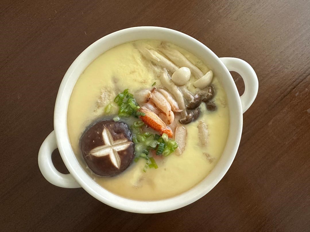 溫暖討喜的蒸蛋。