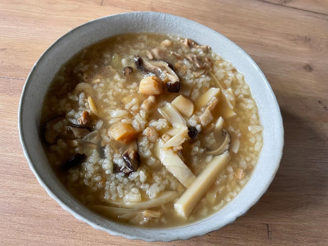 竹筍粥營養又好吃。