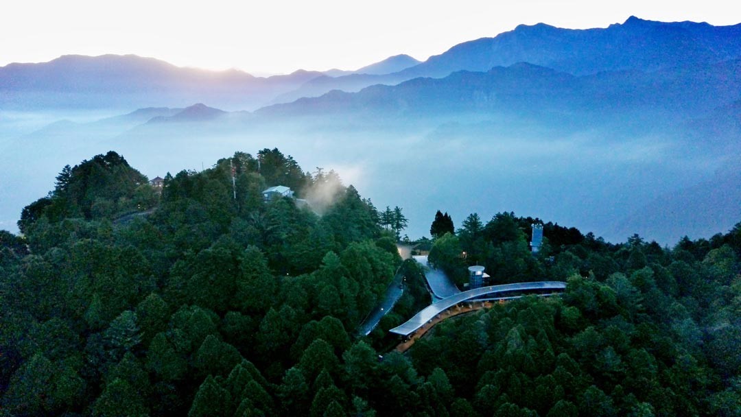 阿里山國家森林遊樂區新地標。(吳明翰攝)