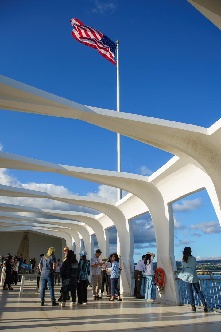 亞利桑那號戰艦紀念館，是夏威夷州最受歡迎的景點。